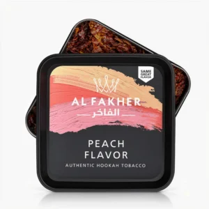 Al Fakher Peach 250g tub natural fruit hookah tobacco.
