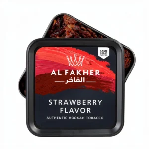 Al Fakher Strawberry 250g tub creamy fruit hookah tobacco.