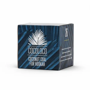 Coco Loco Charcoal (26mm Big Cubes) – 64 pcs / 1kg – Florida Stock