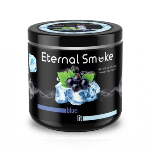 Eternal Smoke Blue Lit Shisha Tobacco - Sweet Iced Blueberry - Verified Fresh Batch Speed Hookah Miami