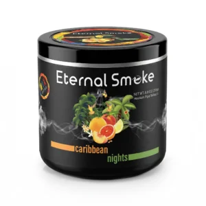 Eternal Smoke Caribbean Nights Shisha Tobacco - Exotic Tropical Fruit Mix - Verified Fresh Batch Speed Hookah Miami