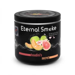 Eternal Smoke Houdini's Secret Shisha Tobacco - Exotic Guava and Melon Mystery Blend - Verified Fresh Batch Speed Hookah Miami