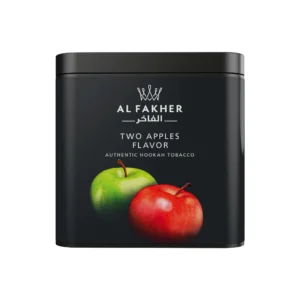 Al Fakher Two Apples shisha tobacco tin