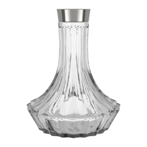 Alpha Base Craft Twistlock – Clear with Silver Adapter – Speed Hookah