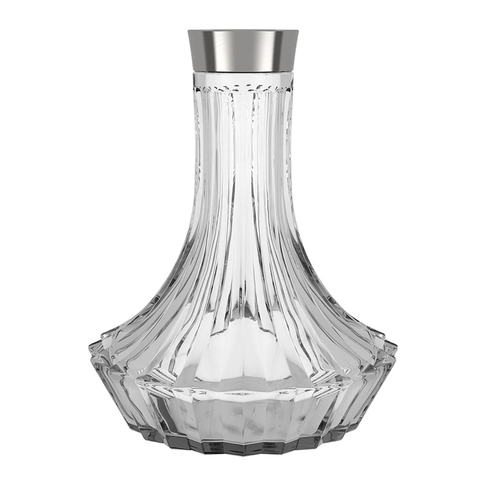 Alpha Base Craft Twistlock – Clear with Silver Adapter – Speed Hookah