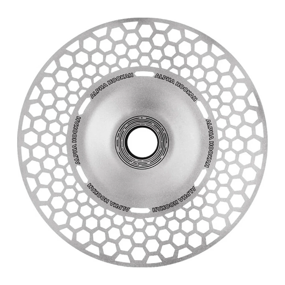 Alpha Hookah Tray Screen – Hexagon Silver – Speed Hookah