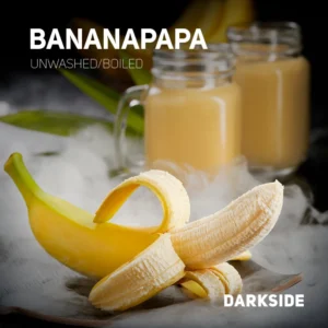 Darkside Bananapapa Shisha Tobacco - Banana candy smoothie flavor - Verified Fresh Batch Speed Hookah Miami