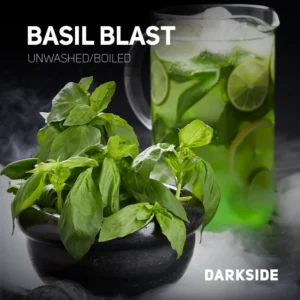 Darkside Basil Blast Shisha Tobacco - fresh basil and lime lemonade flavor - Verified Fresh Batch Speed Hookah Miami
