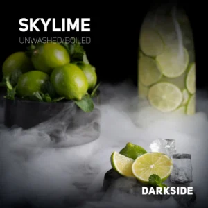 Darkside Skylime Shisha Tobacco - tangy lime with cool mint - Verified Fresh Batch Speed Hookah Miami