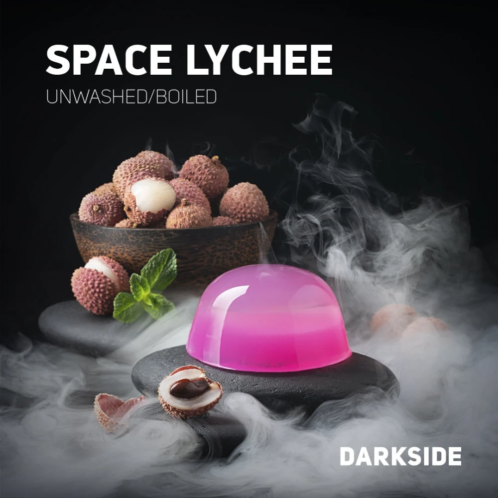 Darkside Space Lychee Shisha Tobacco - juicy exotic lychee flavor - Verified Fresh Batch Speed Hookah Miami