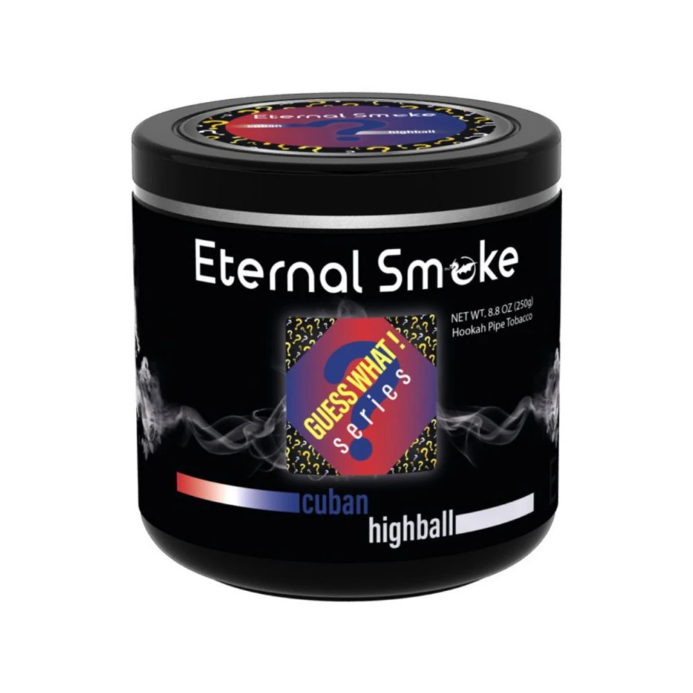 Eternal Smoke Cuban Highball shisha tobacco 250g jar