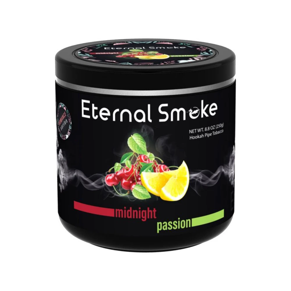Eternal Smoke Midnight Passion shisha tobacco 250g jar