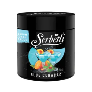 Serbetli Blue Curacao shisha tobacco jar