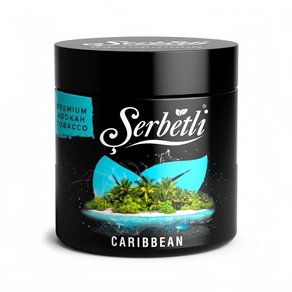 Serbetli Caribbean shisha tobacco jar
