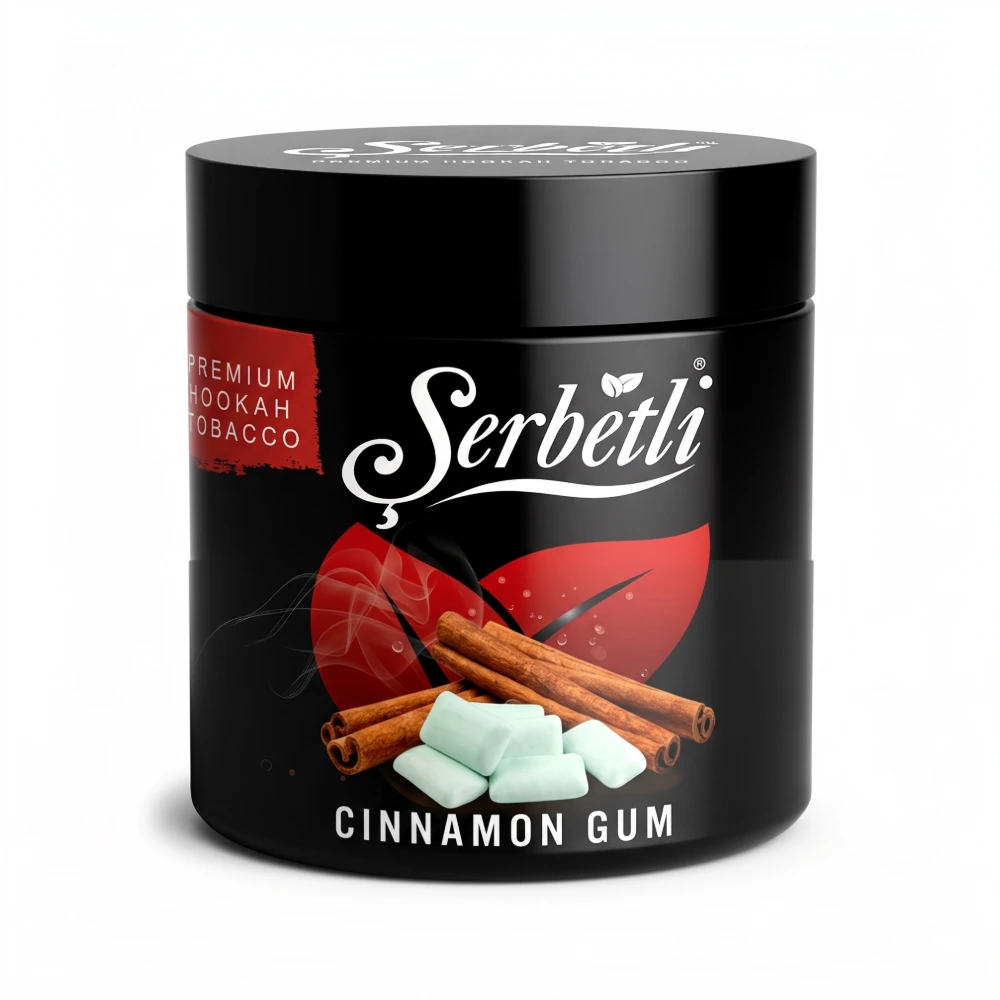 Serbetli Cinnamon Gum shisha tobacco jar