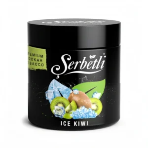 Serbetli Ice Kiwi shisha tobacco jar