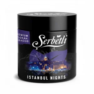 Serbetli Istanbul Nights shisha tobacco jar