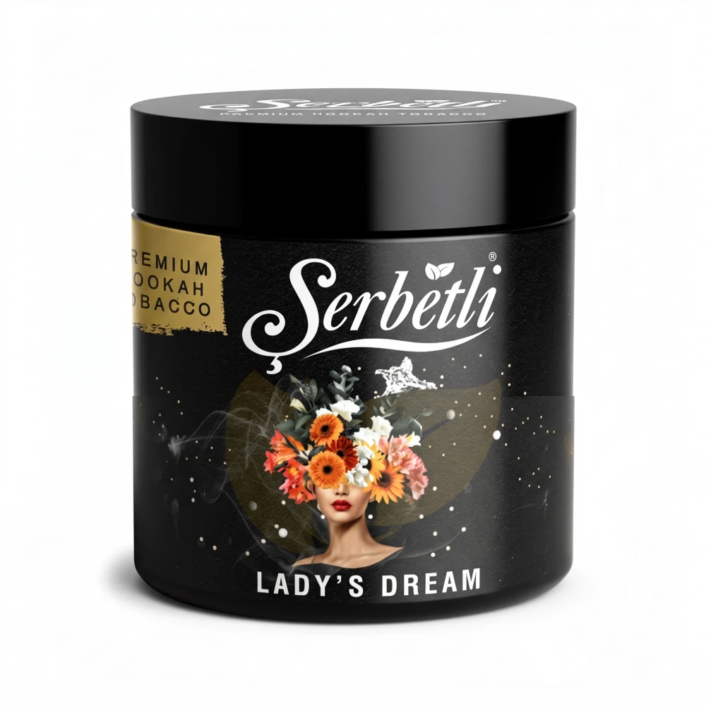 Serbetli Lady's Dream shisha tobacco jar