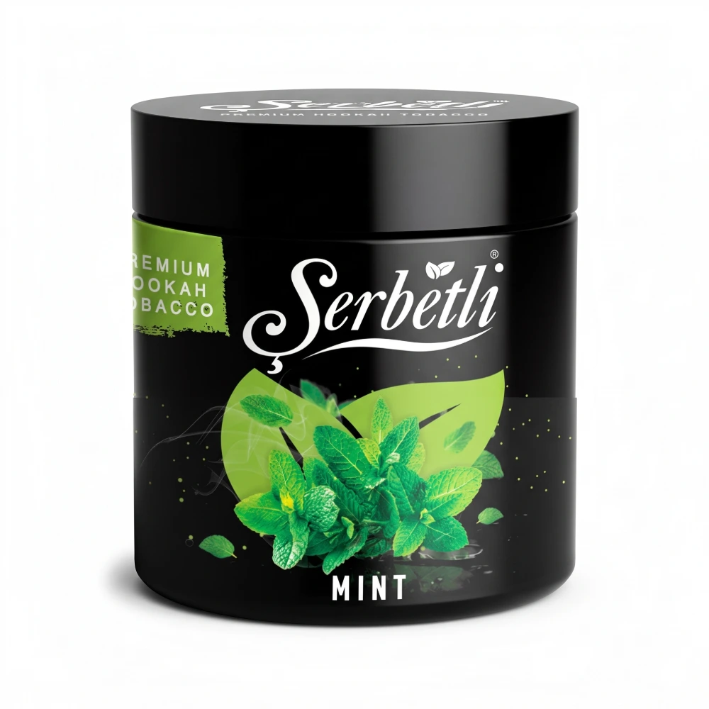 Serbetli Mint shisha tobacco jar