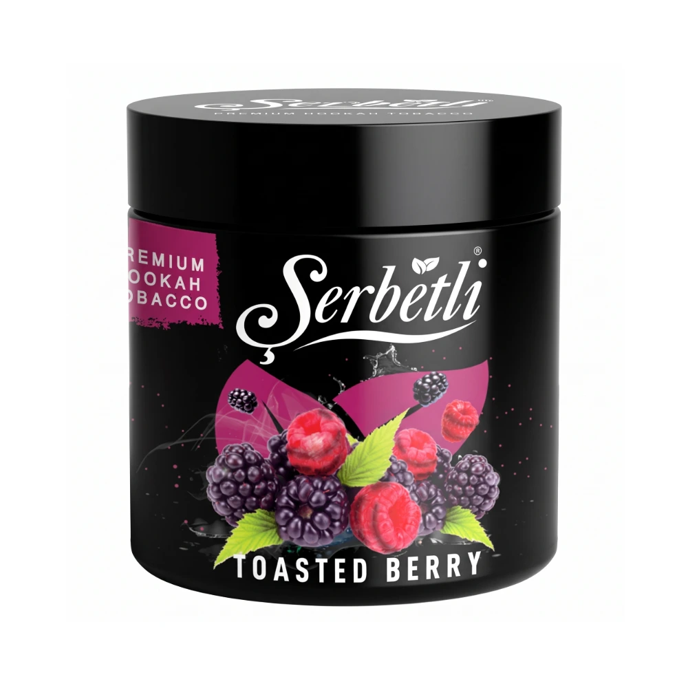 Serbetli Toasted Berry shisha tobacco jar