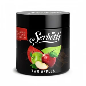 Serbetli Two Apples shisha tobacco jar