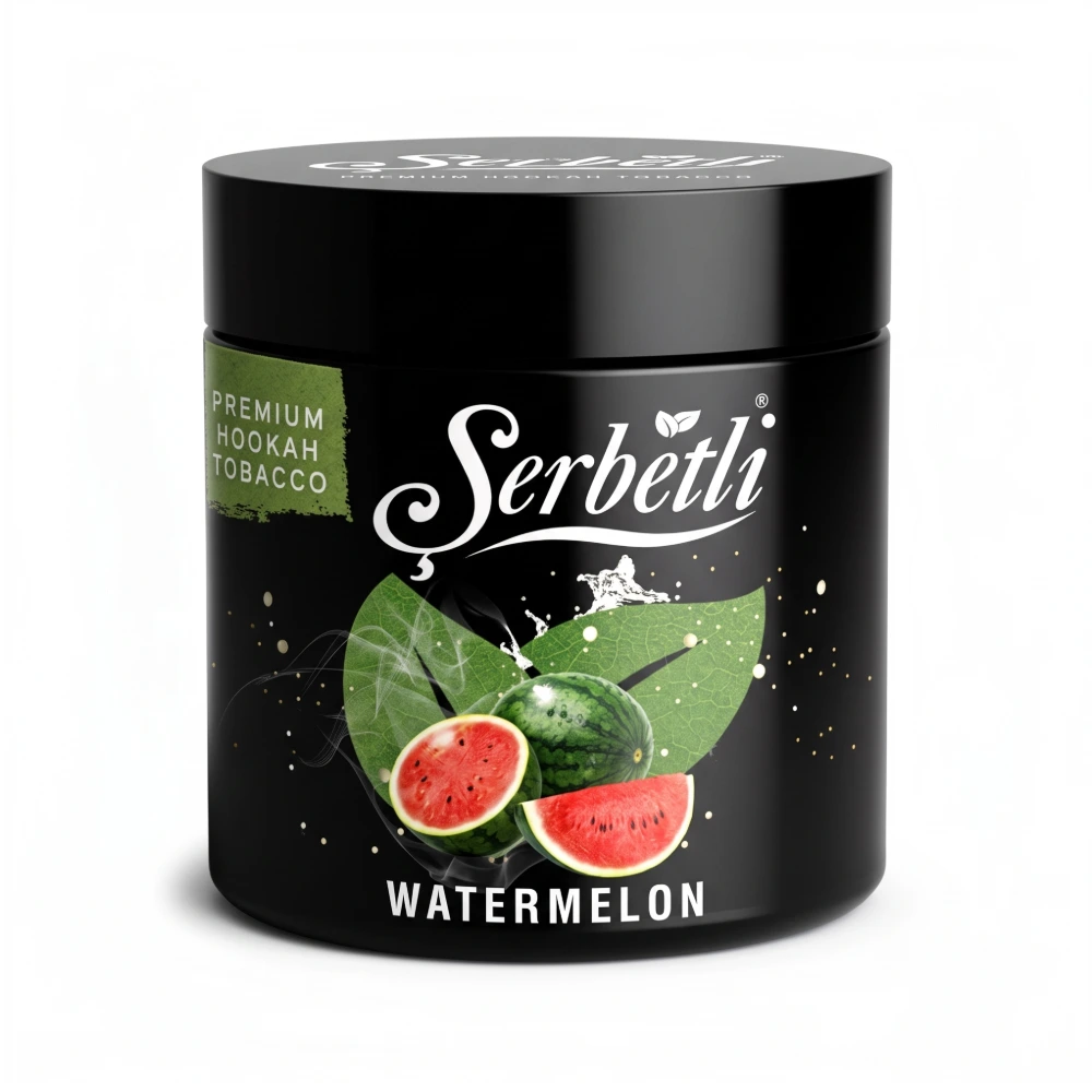 Serbetli Watermelon shisha tobacco jar