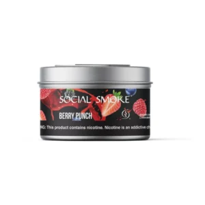 Social Smoke Berry Punch shisha tobacco 200g tin