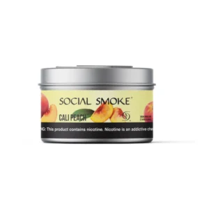 Social Smoke Cali Peach shisha tobacco 200g tin