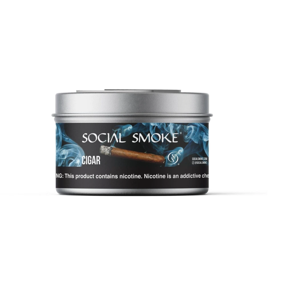 Social Smoke Cigar shisha tobacco 200g tin