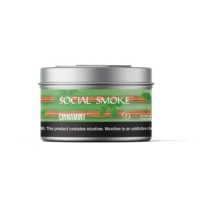Social Smoke Cinnamint shisha tobacco 200g tin