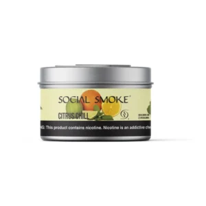 Social Smoke Citrus Chill shisha tobacco 200g tin