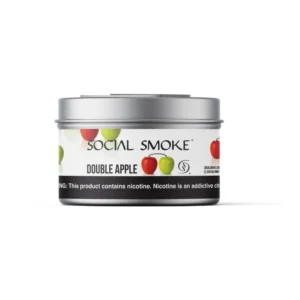 Social Smoke Double Apple shisha tobacco 200g tin