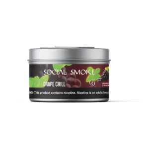 Social Smoke Grape Chill shisha tobacco 200g tin