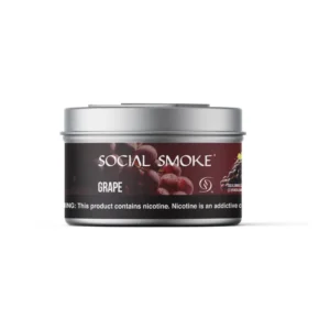 Social Smoke Grape shisha tobacco 200g tin
