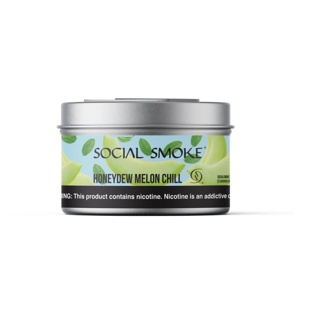Social Smoke Honeydew Melon Chill shisha tobacco 200g tin