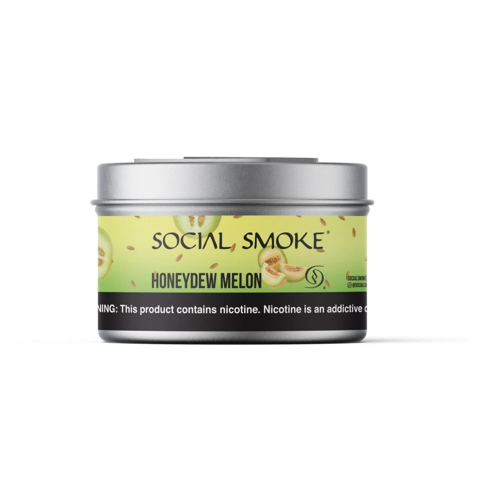 Social Smoke Honeydew Melon shisha tobacco 200g tin
