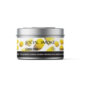 Social Smoke Lemon Drop shisha tobacco 200g tin