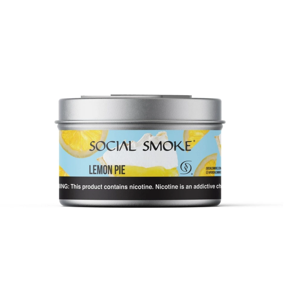 Social Smoke Lemon Pie shisha tobacco 200g tin