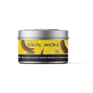 Social Smoke Lemon shisha tobacco 200g tin