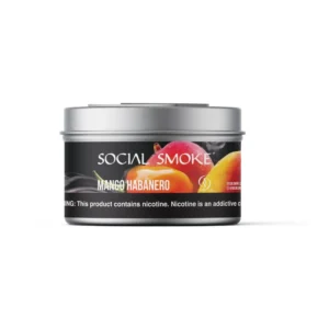 Social Smoke Mango Habanero shisha tobacco 200g tin