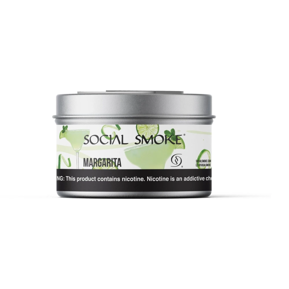 Social Smoke Margarita shisha tobacco 200g tin