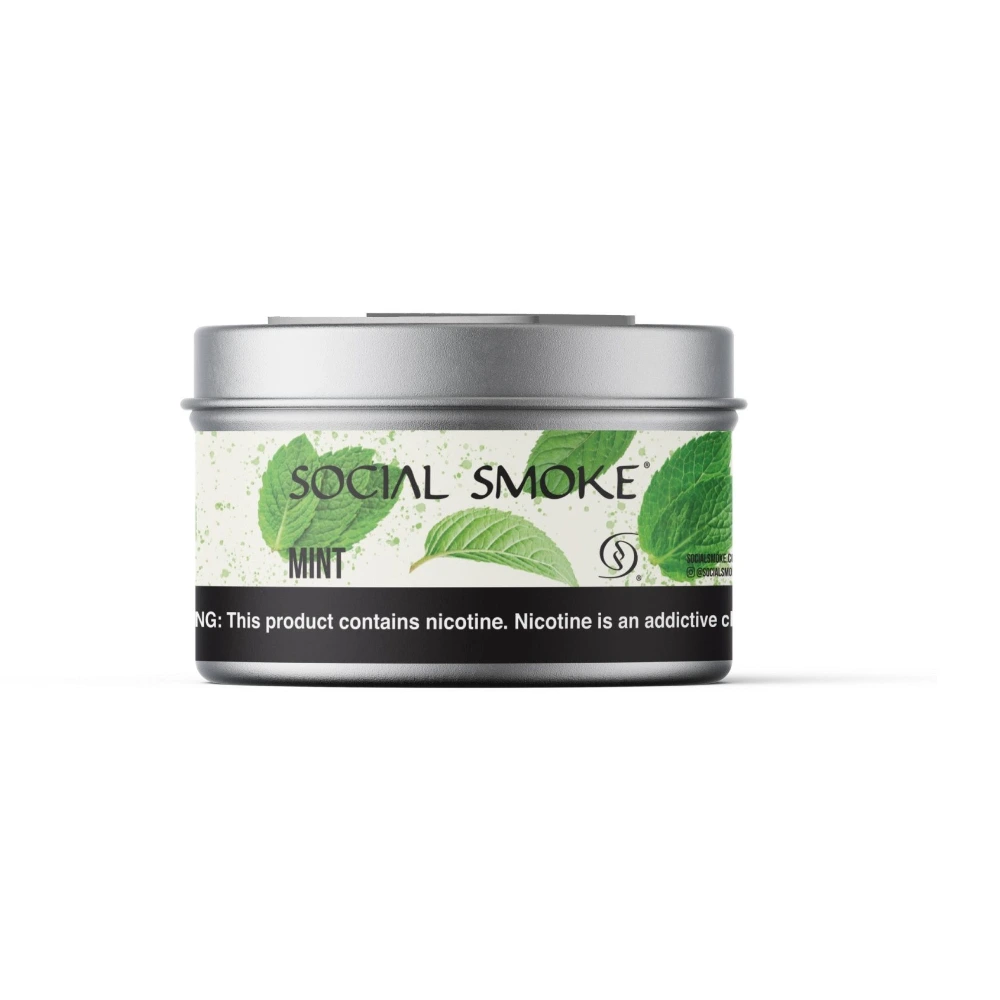 Social Smoke Mint shisha tobacco 200g tin