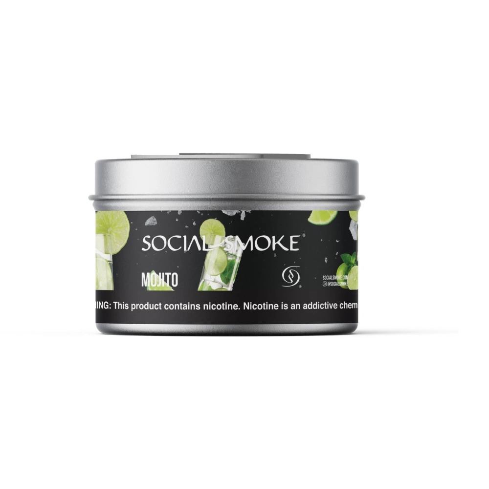 Social Smoke Mojito shisha tobacco 200g tin