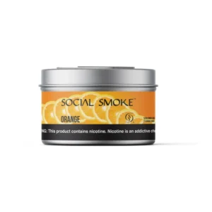 Social Smoke Orange shisha tobacco 200g tin