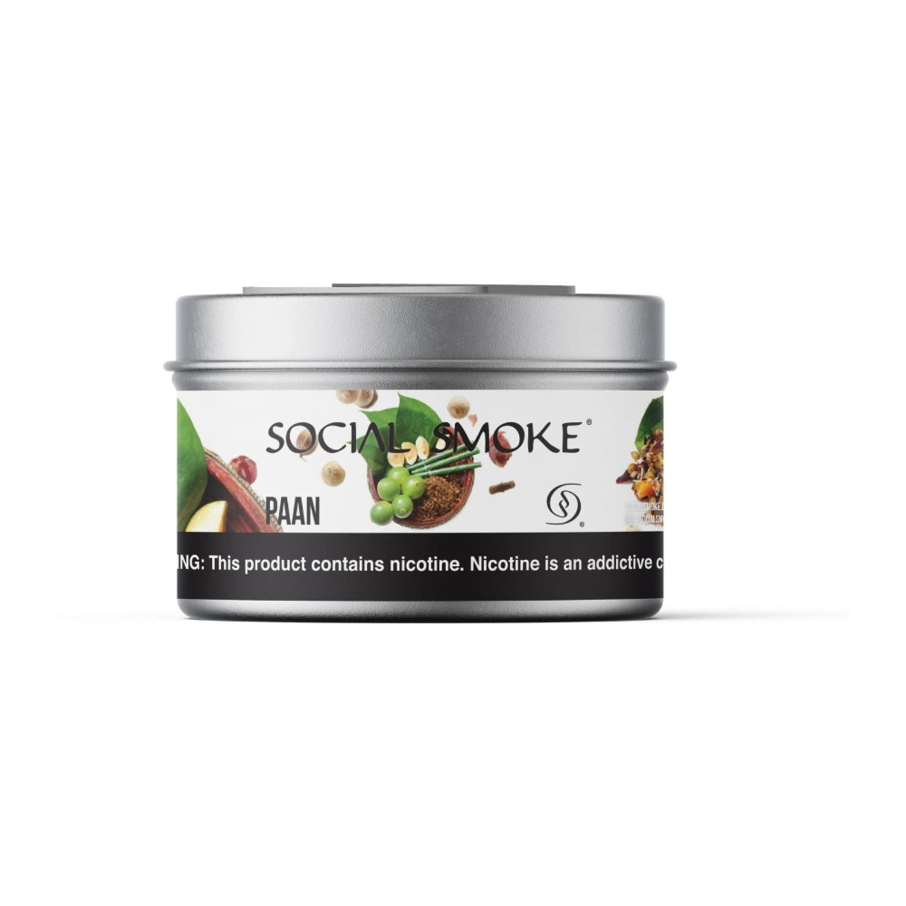 Social Smoke Paan shisha tobacco 200g tin