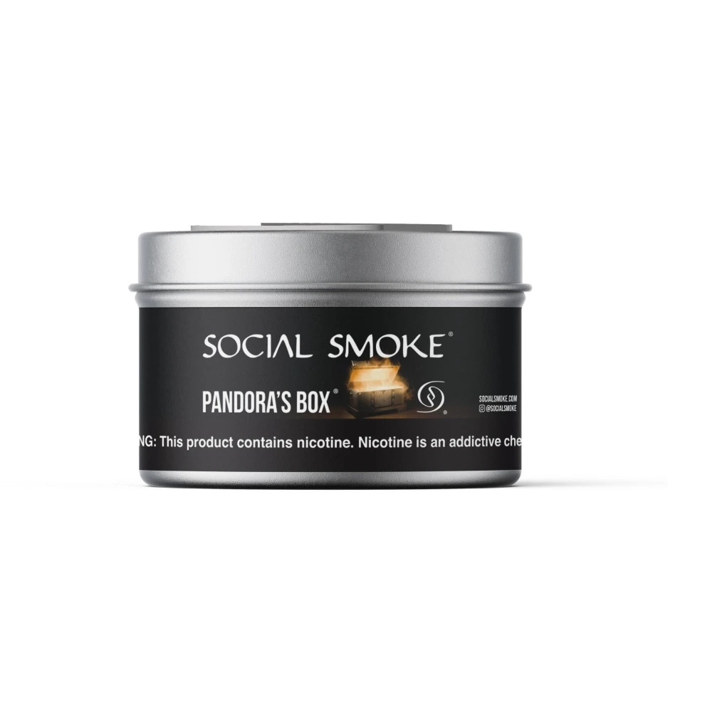 Social Smoke Pandora's Box shisha tobacco 200g tin
