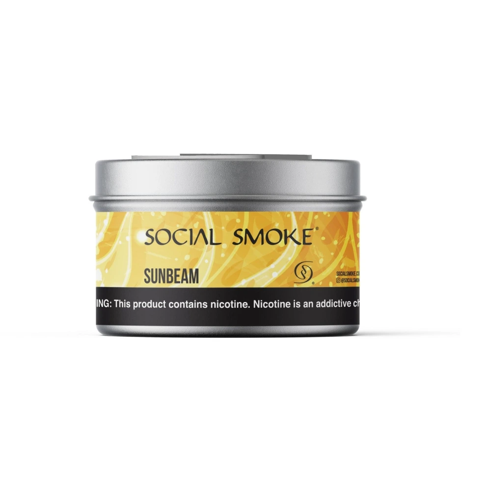 Social Smoke Sunbeam shisha tobacco 200g tin