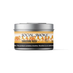 Social Smoke Tangerine Rush shisha tobacco 200g tin