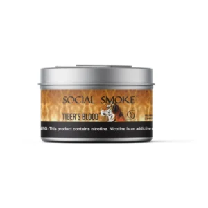 Social Smoke Tiger's Blood shisha tobacco 200g tin