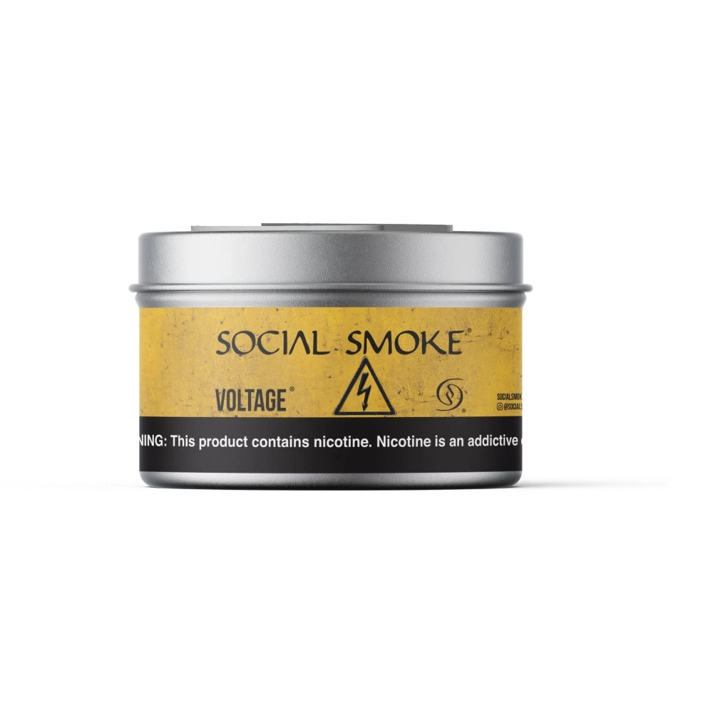 Social Smoke Voltage shisha tobacco 200g tin